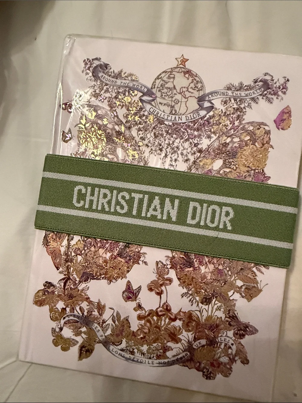 Christian Dior notebook with intricate Butterfly GWP